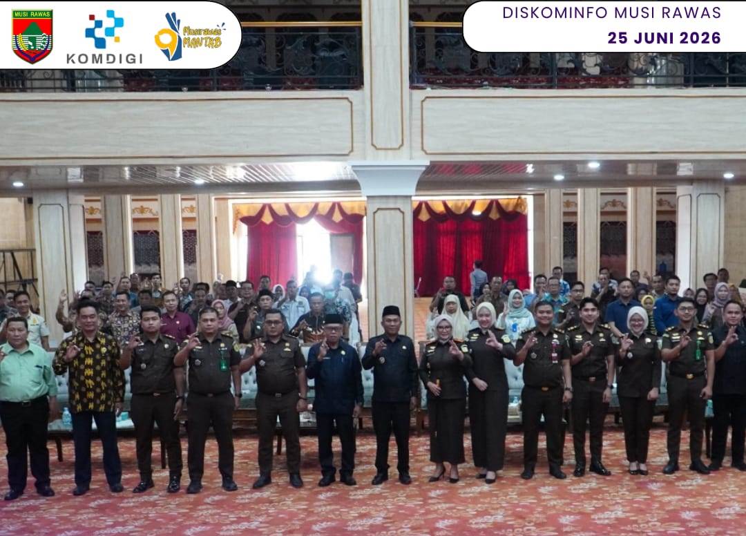 Wabup Musi Rawas Hadiri Sosialisasi Penegakan Jaringan Hukum, Perkuat Sinergi Antarinstansi