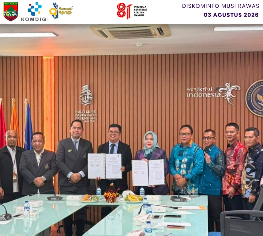 Bupati Musi Rawas Lakukan Penandatanganan Kerja Sama dengan Poltekpar Palembang