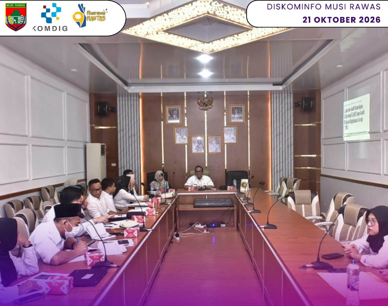 Asisten Adminstrasi Umum dan Keuangan pimpin Rapat Evaluasi Kearsipan Kabupaten Musi Rawas Tahun 2026