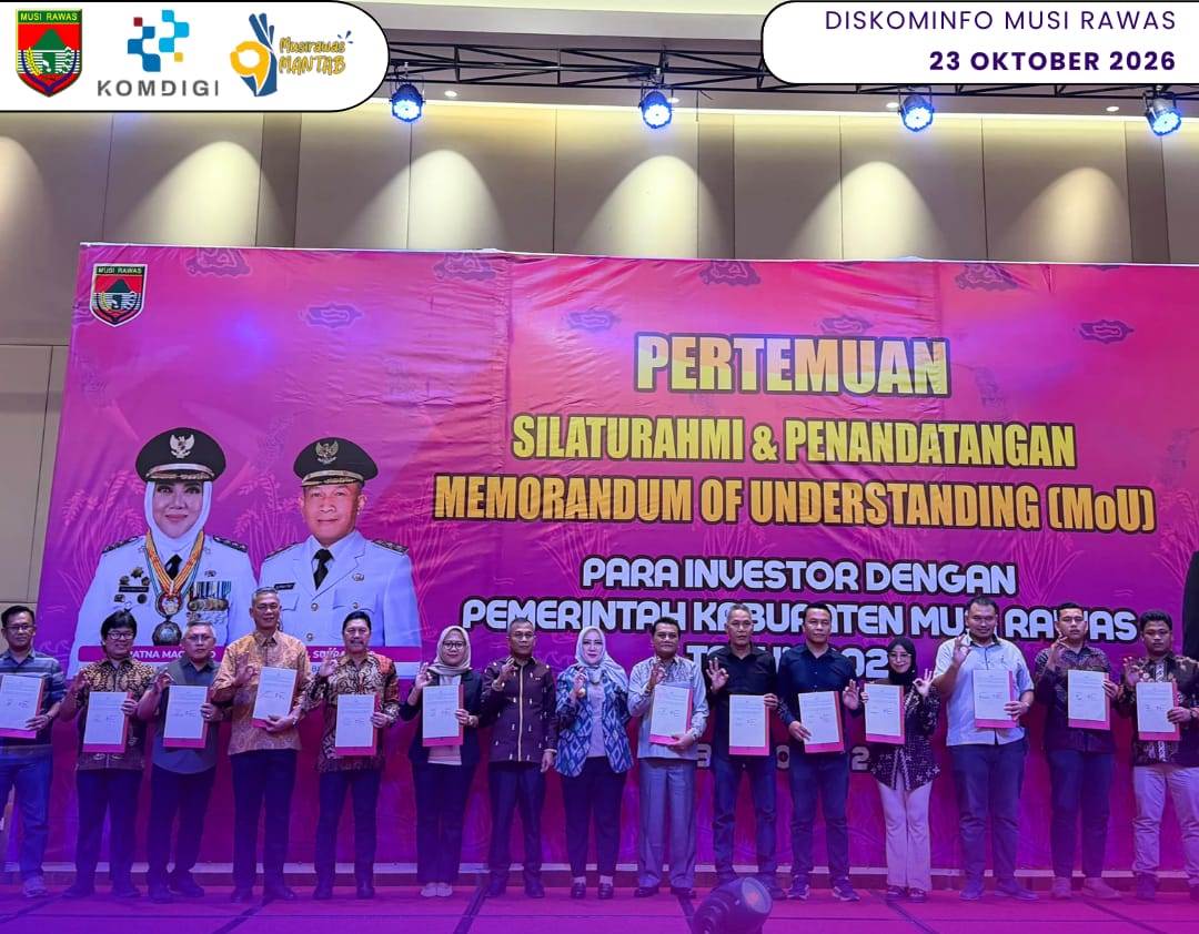 Bupati Musi Rawas Perkuat Sinergi Investor melalui Penandatanganan MoU CSR 2026