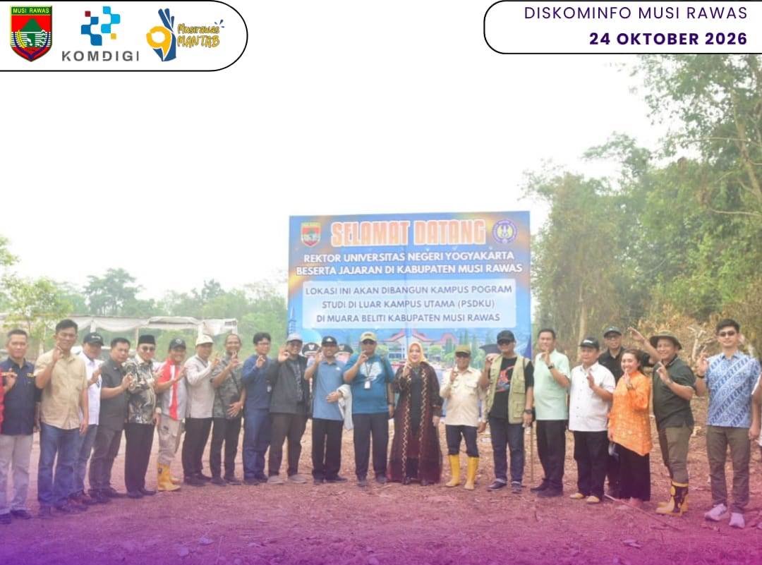 Wujudkan Musi Rawas MANTAB, Bupati Ratna Machmud Tinjau Lokasi Pembangunan Kampus UNY