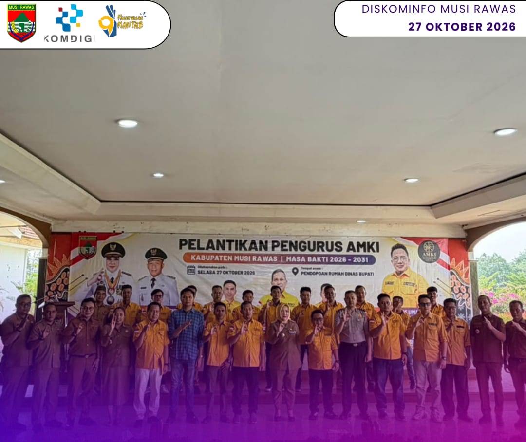 Bupati Musi Rawas Hadiri Pelantikan Pengurus AMKI Musi Rawas