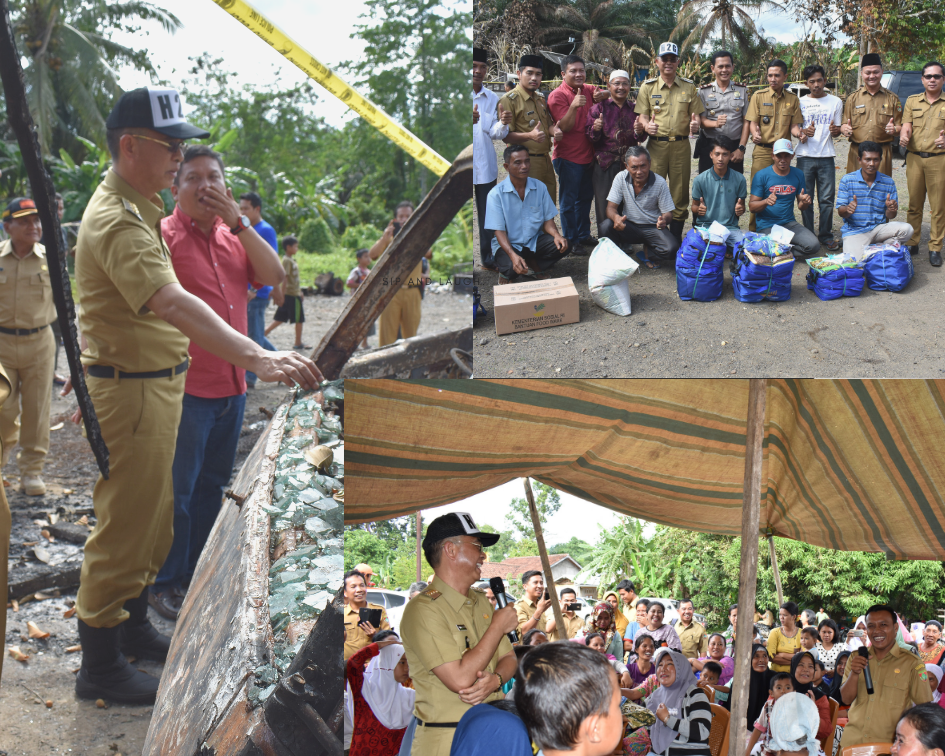 Bupati Hibur Korban Musibah Kebakaran