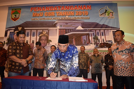 Penandatangan MoU CSR Tahun 2019