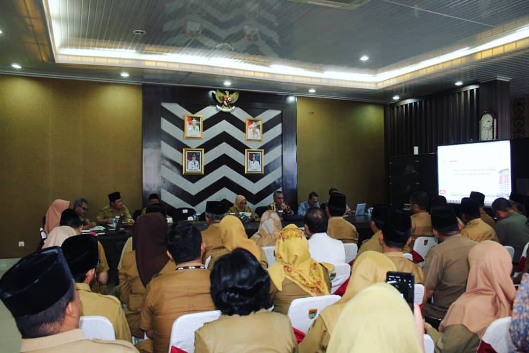 Kabupaten Musi Rawas Gelar Rapat Evaluasi Program Pemberantasan Korupsi Terintegrasi Bersama KPK