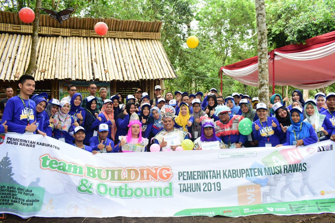 Hari Terakhir Kegiatan Tim Building dan Outbound Musi Rawas