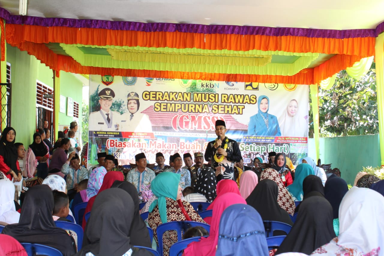 Bupati H2G Tinjau Program GMSS Di Tiga Desa Kecamatan STL Ulu Terawas