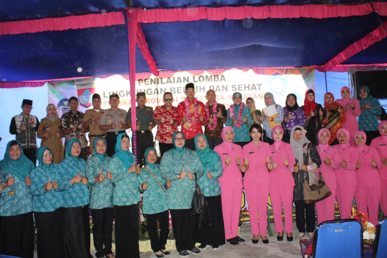 Desa Napal Melintang Wakili Mura Di Lomba Lingkungan Bersih dan Sehat Tingkat Provinsi Sumsel