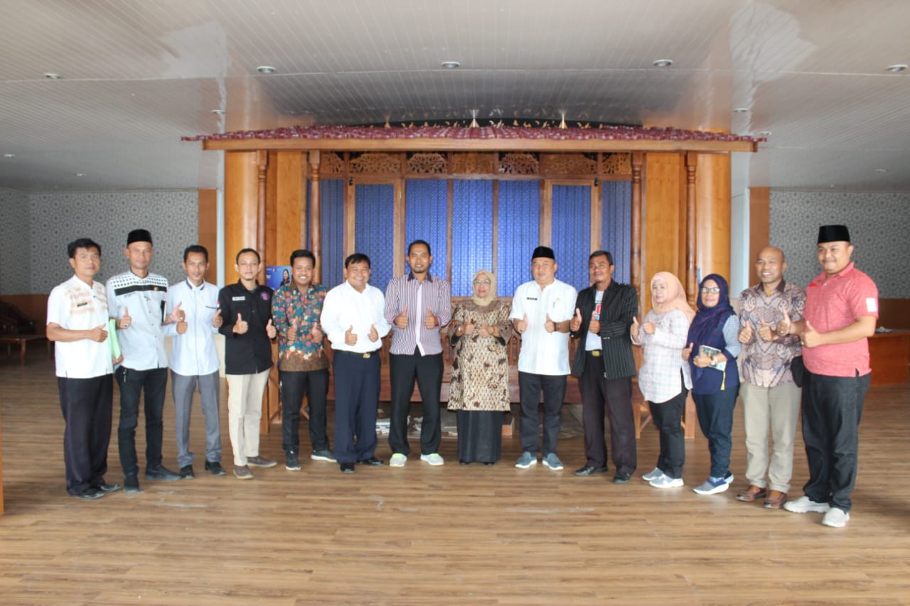 Wabup Hj Suwarti Terima Audiensi Pengurus Himpunan Pengusaha Online Internasional Kabupaten Mura