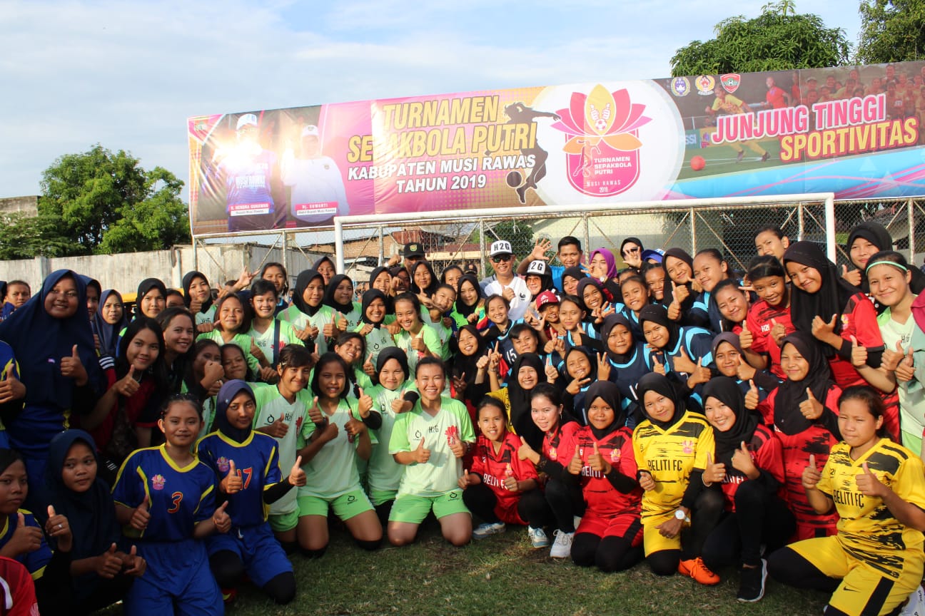 Untuk Pertama Kalinya, Turnamen Sepak Bola Putri Tingkat Kabupaten Musi Rawas Resmi Digelar