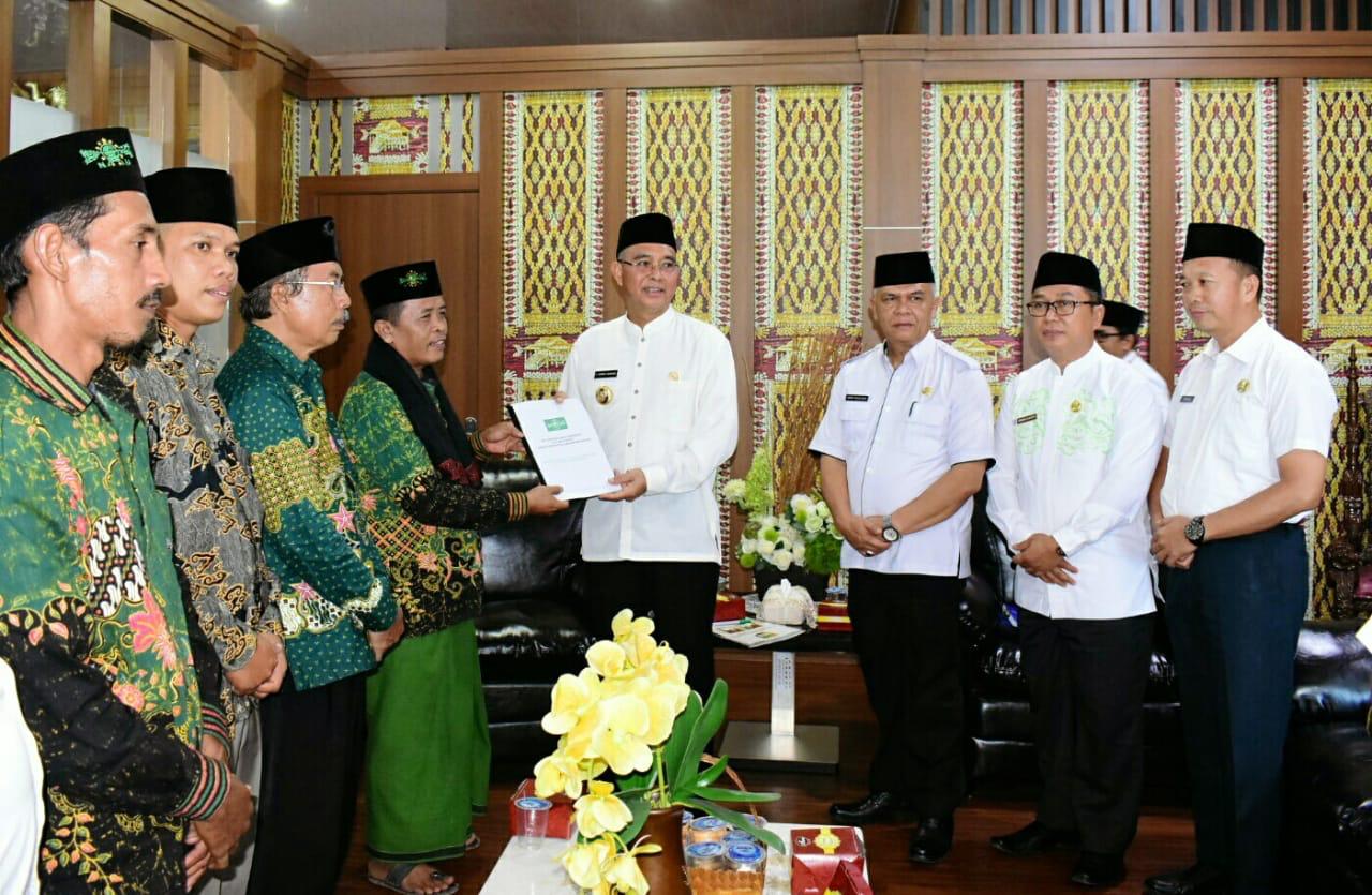 Audiensi Bupati Mura Bersama Pengurus Cabang Nahdatul Ulama (NU) Kabupaten Mura