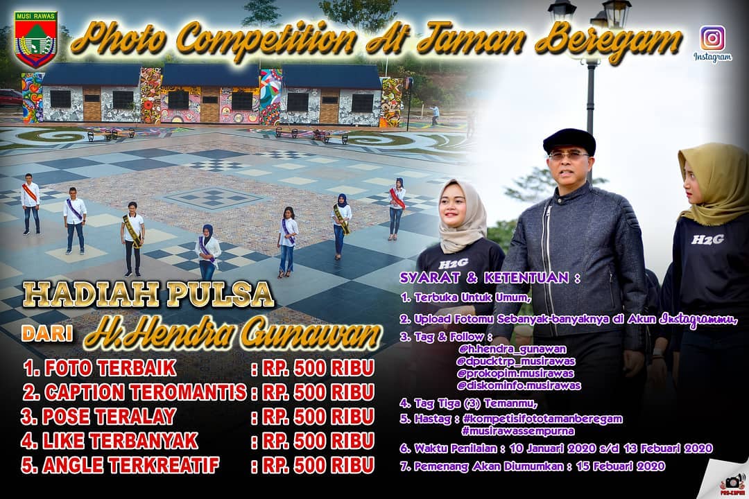Photo Competition At Taman Beregam Musi Rawas