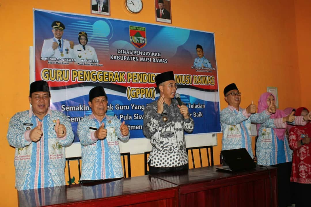 Bupati H2G Beri Arahan Kepada 44 Guru Penggerak Pendidikan Musi Rawas
