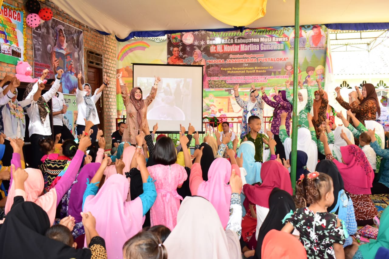Bunda Baca Musi Rawas Berharap Masyarakat Menanam Daun Kelor dihalaman Rumah