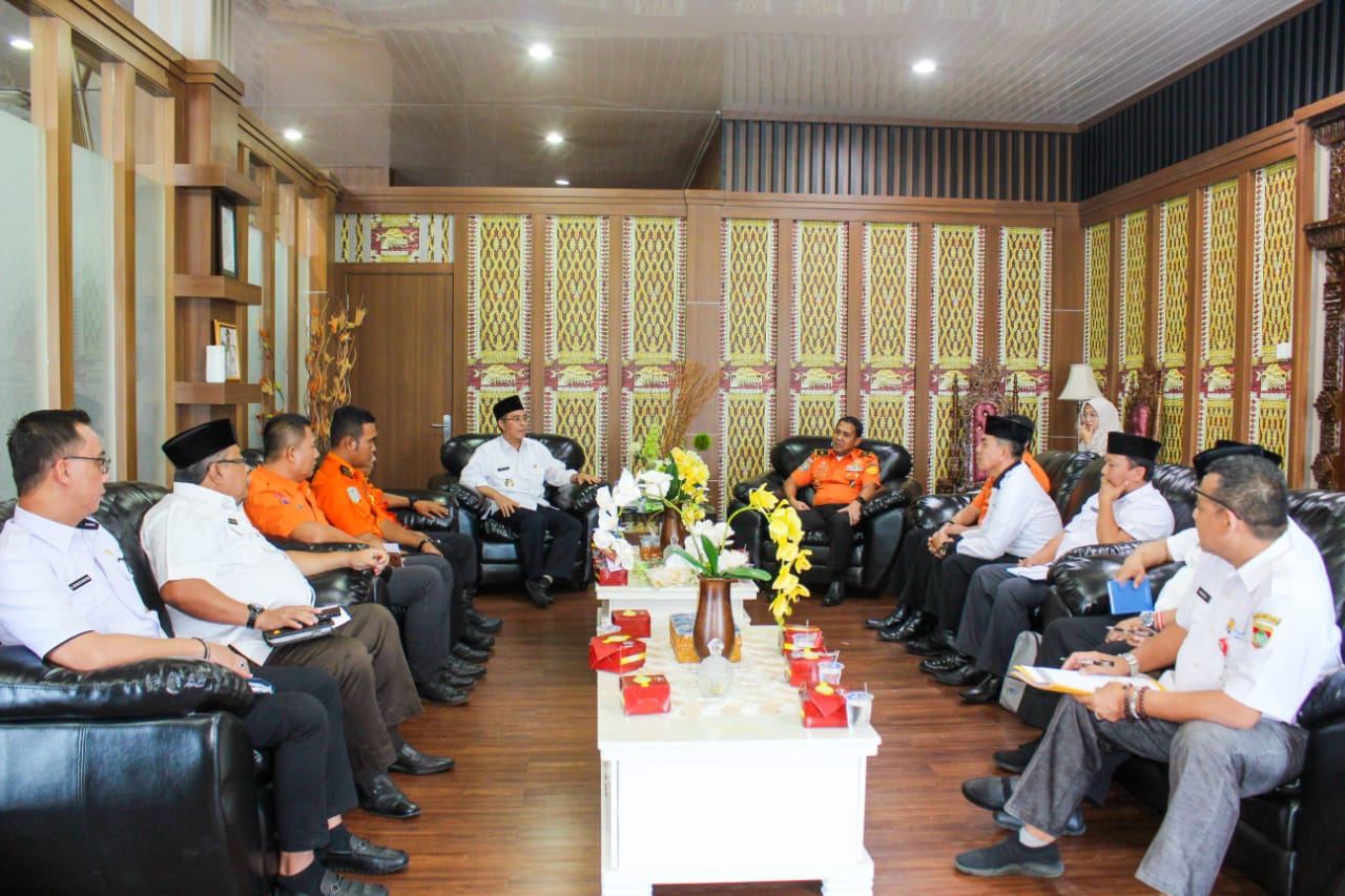 Bupati Mura Sambut Kunker Inspektorat Basarnas Brigjen TNI Canlan Adilane