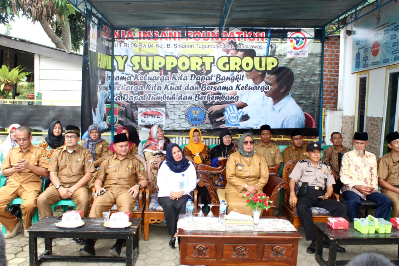 Wakil Bupati Musi Rawas Hj Suwarti menghadiri undangan Institusi Penerima Wajib Lapor (IPWL)