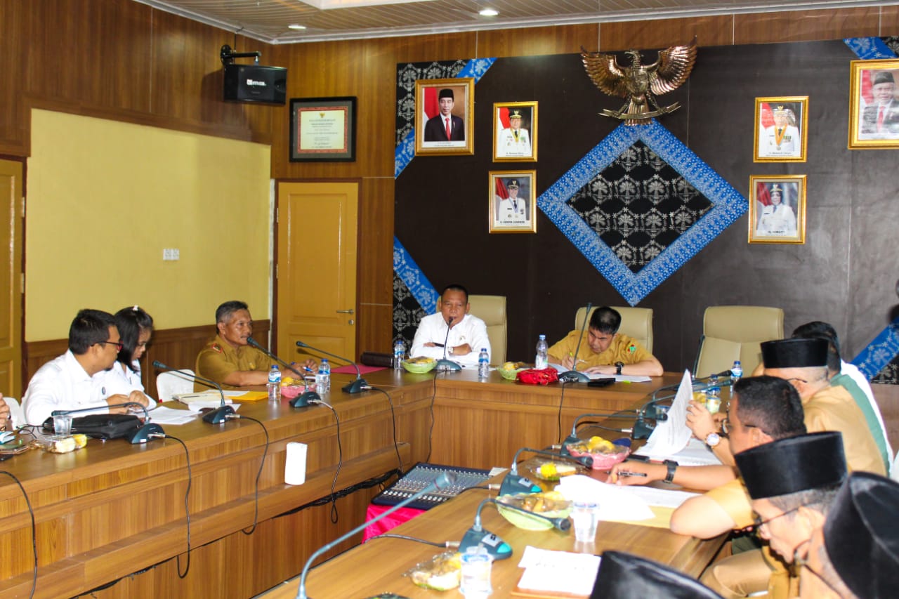 Pemkab Bersama BNN Mura Gelar Rapat Pembentukan Tim P4GN