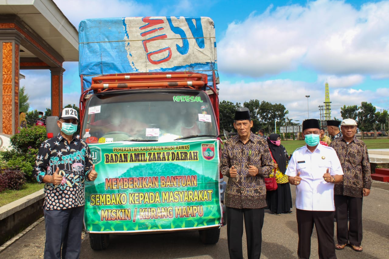 Baznas Bersama Pemkab Mura Salurkan 1046 Paket Sembako