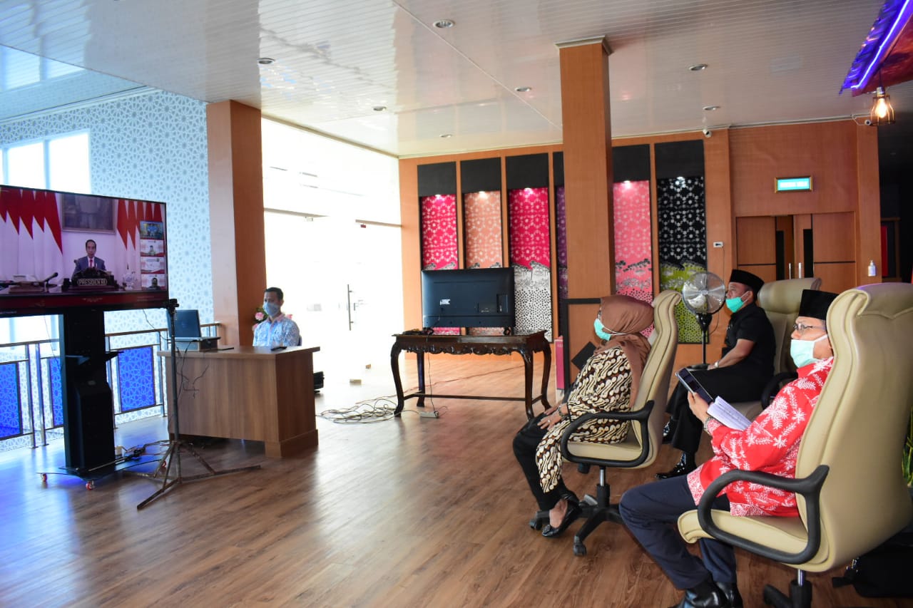 Wakil Bupati Mura Ikuti Musrenbangnas tahun 2020 RKP 2021