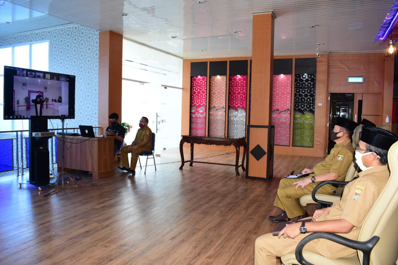 Pantau Pandemi, Pemprov Sumsel Launching Aplikasi Si-Pantau Covid-19SS