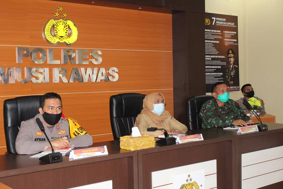 Wabup Mura Ikuti Rakor Pengamanan dan Penindakan Protokol Kesehatan Perayaan Idul Fitri