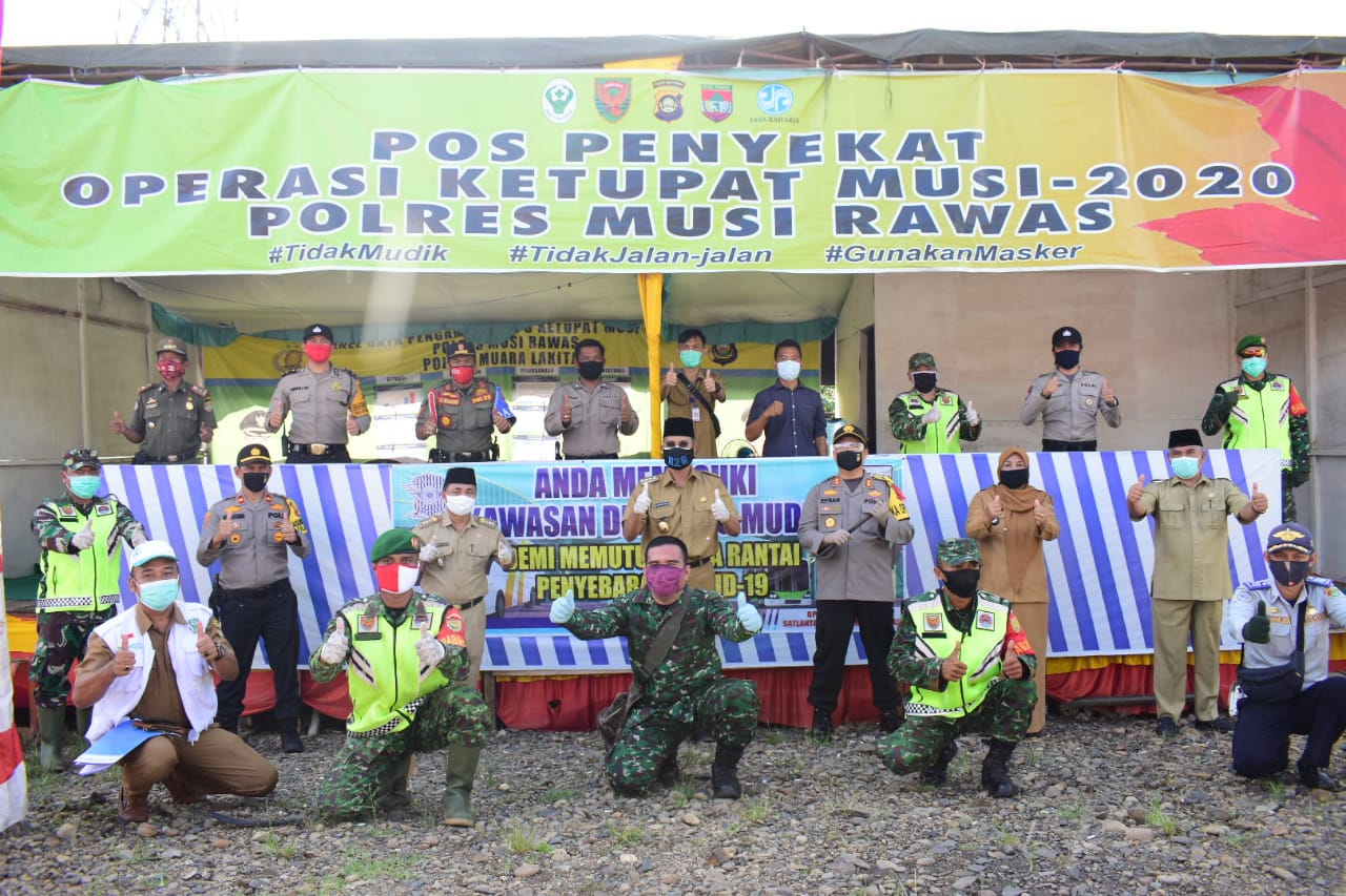 Bupati dan Kapolres Mura Tinjau Posko Perbatasan di Muara Lakitan