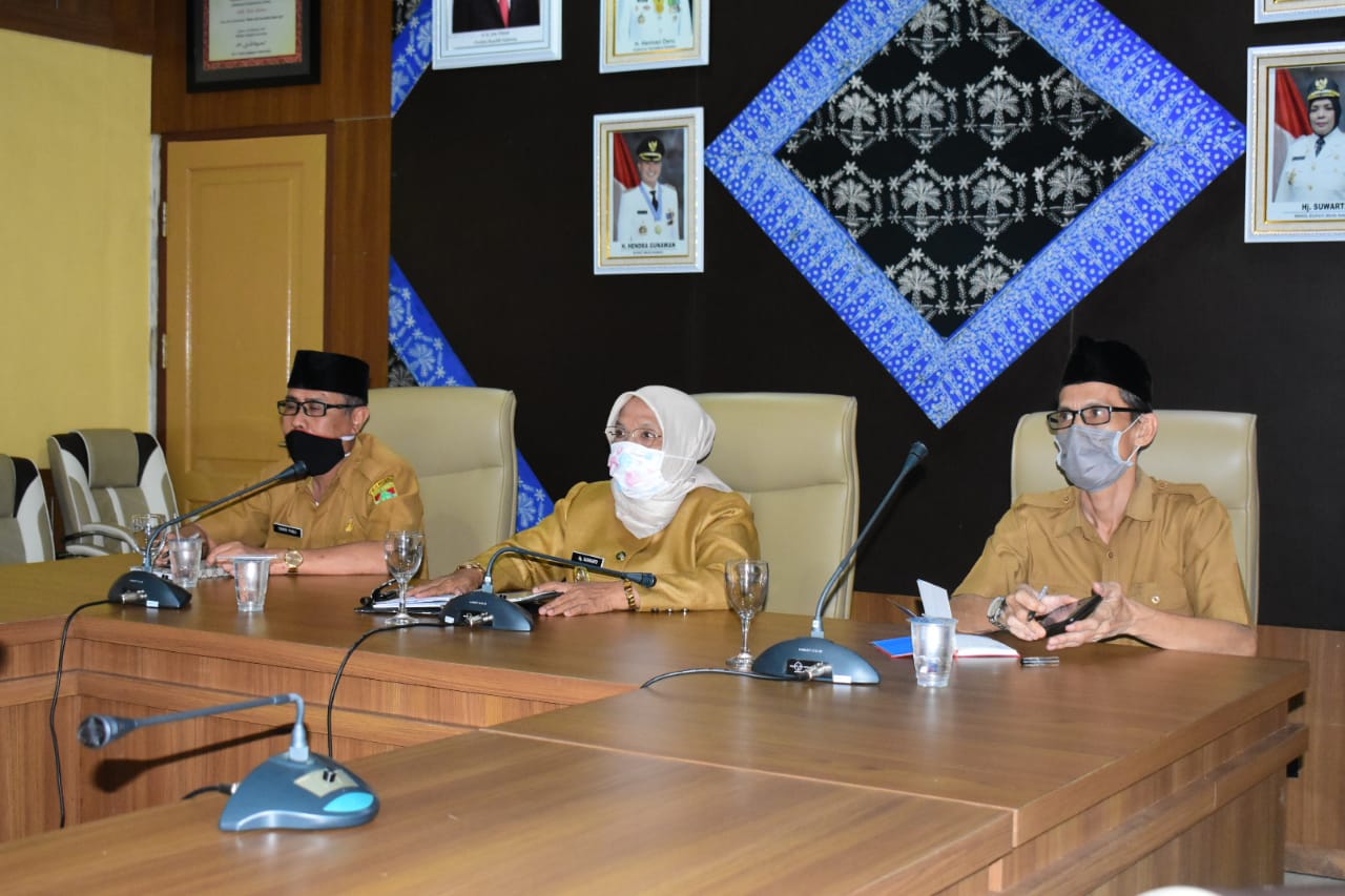 Wakil Bupati Musi Rawas ikuti Webinar Gerakan Nasional Bangga Buatan Indonesia melalui Video Confere