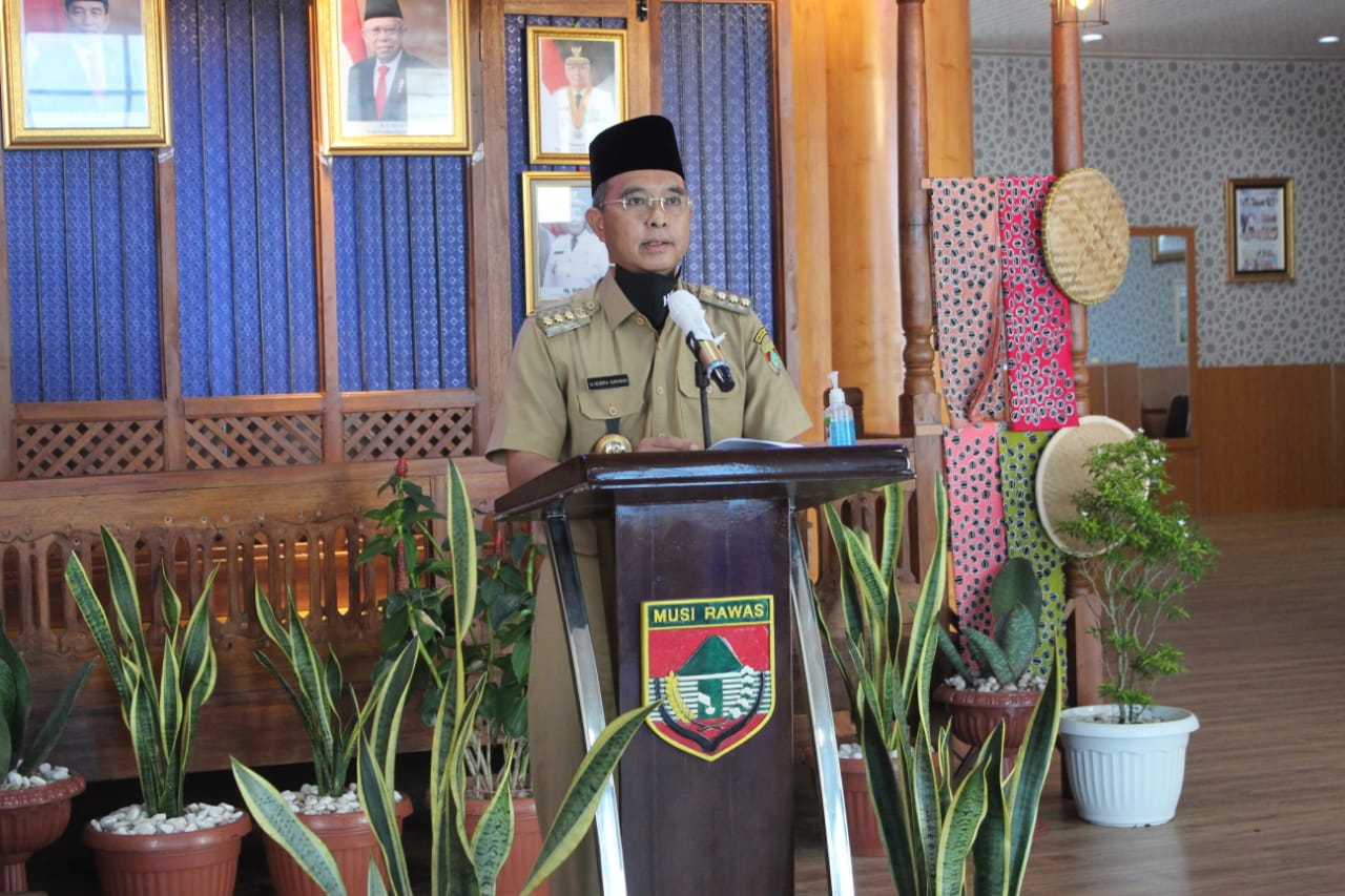 Bupati H2G Buka Webinar Bimtek Jenjang SD Tahun Ajaran 2020/2021 melalui Video Conference