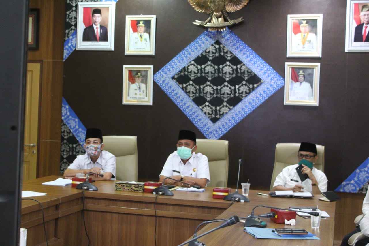 Sekda Mura Ikut Webinar Kebijakan Pemerintah Daerah Dalam Rangka Pemulihan Ekonomi Daerah Bersama Ke