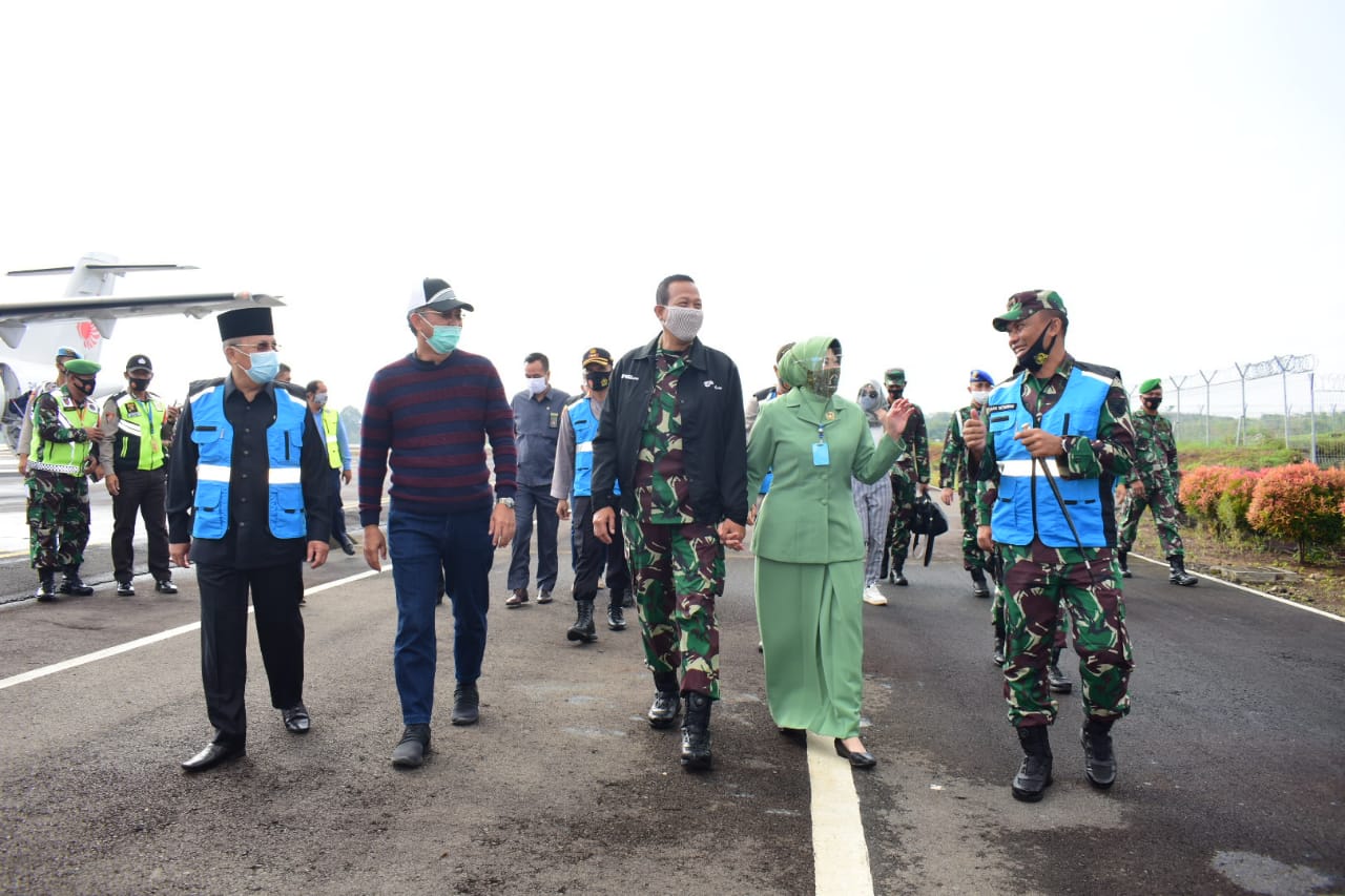 Bupati Musi Rawas Sambut Kunjungan Danrem 044/Gapo di Musi Rawas
