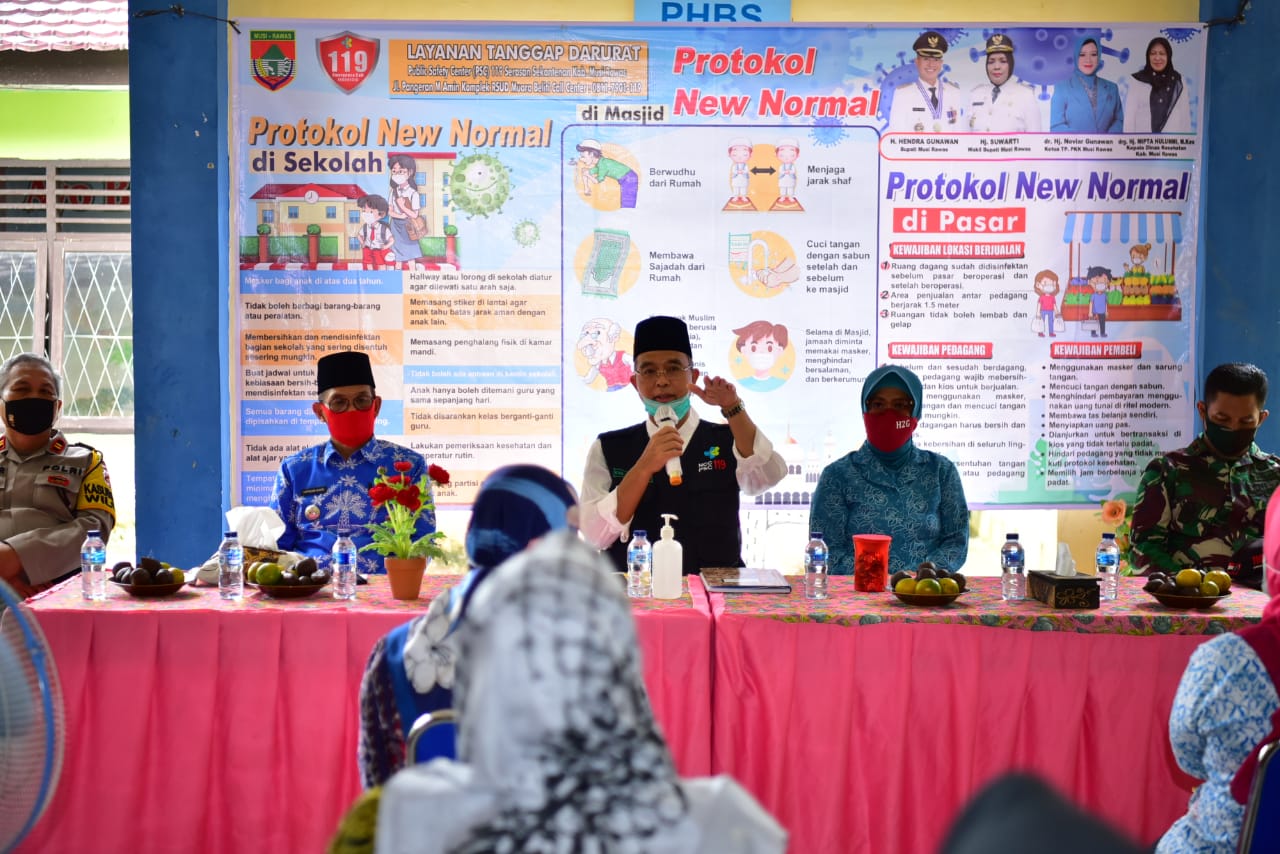 Tinjau Puskesmas Terawas, Bupati Beri Motivasi Petugas Kesehatan