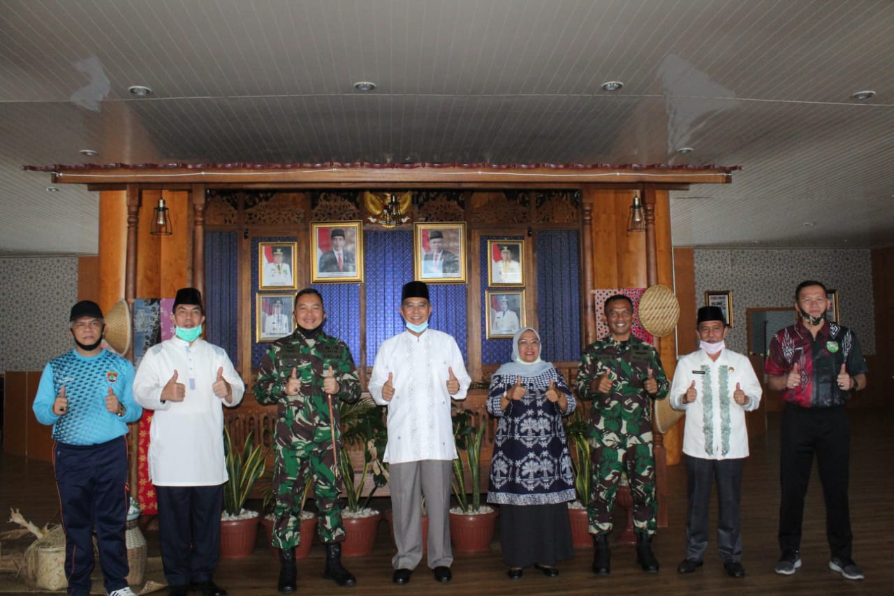 Jalin Silahturahim, Dandim 0406 MLM Kunjungi Bupati Dan Wakil Bupati Musi Rawas