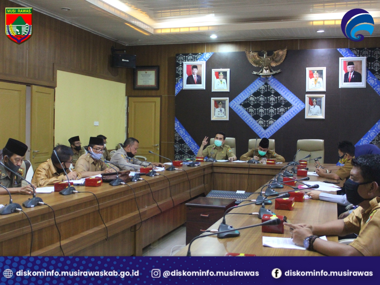 Asissten I Pimpin Rapat Pemantapan HUT RI Ke-75 Tahun 2020