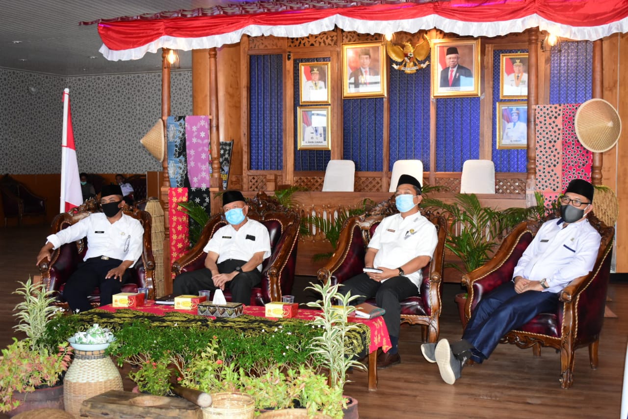 Pemkab Musi Rawas ikuti Rakor Kebijakan Pembelajaran di masa pandemi covid-19 melalui video Conferen