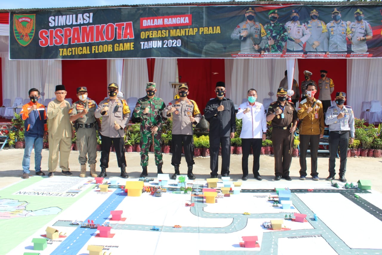 Bupati H2G Hadiri Kunker Kapolda Sumsel di Mapolres Musi Rawas