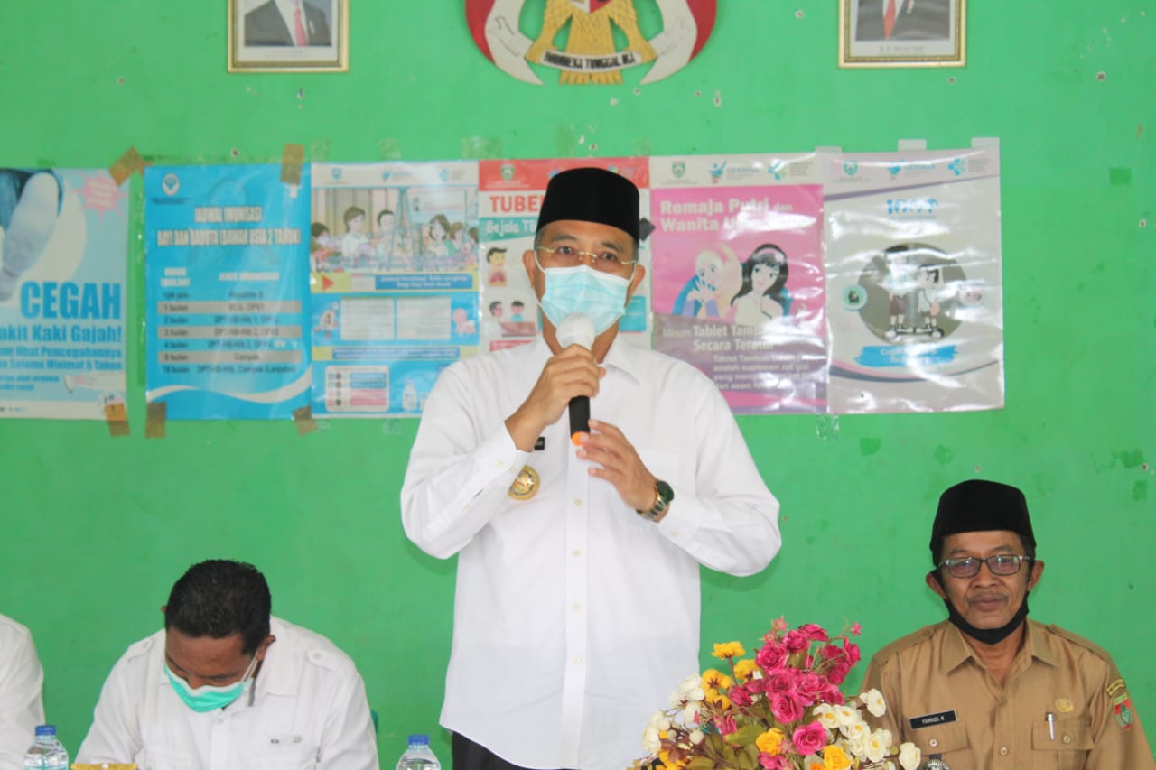 Di Sukakarya, Bupati Mura Minta Masyarakat Pertahankan Status Zero Covid 19