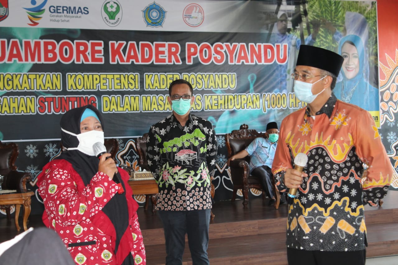 Bupati H2G Apresiasi Kinerja Kader Posyandu Dalam Mencegah Stunting Di Mura