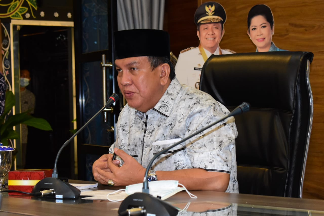 Pjs Bupati MURA pimpin Rapat Koordinasi Antisipasi Aksi Unjukrasa Penolakan UU Omnibus Law