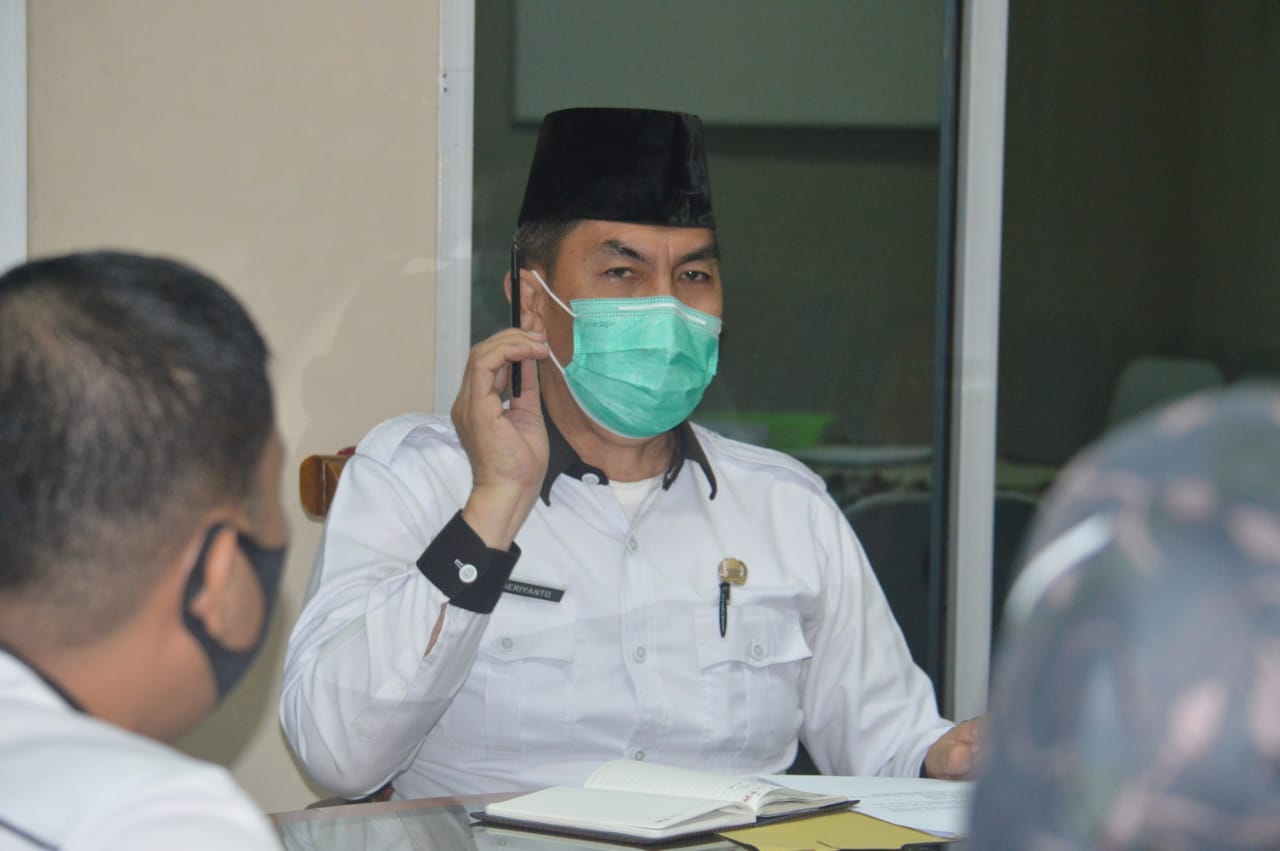 Asisten I Pimpin Rapat Persiapan HUT Ke 72 Hari Sumpah Pemuda Tahun 2020