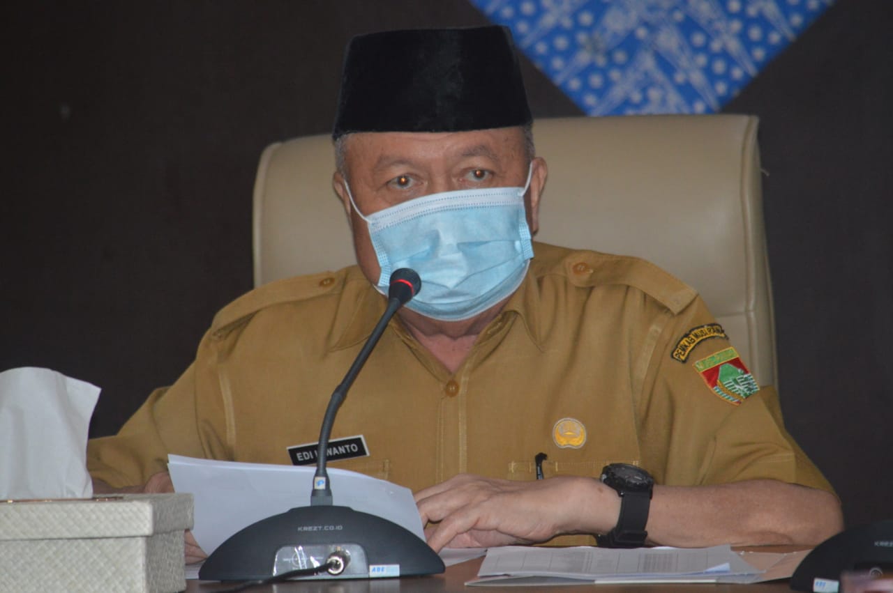 Asisten III Pimpin Rapat Teknis Pemadanan Data Peserta JKN Kabupaten Musi Rawas