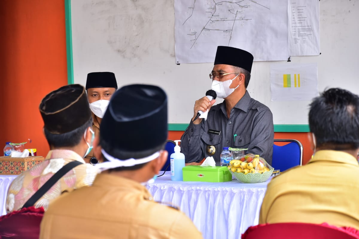 Bupati Musi Rawas Pimpin Rapat Staf di Kecamatan Purwodadi dan Megang Sakti