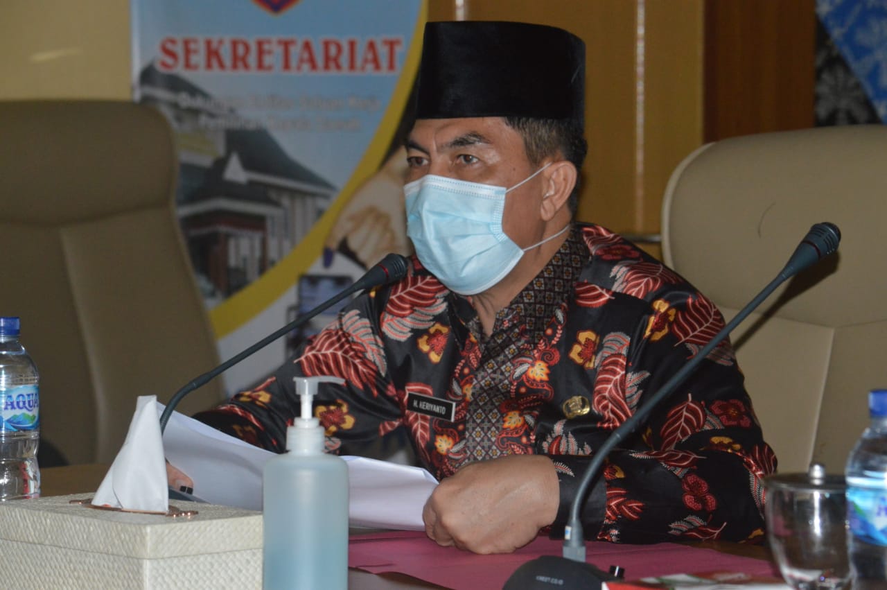 Asisten I Pimpin Rakor Persiapan dan Antisipasi Penanggulangan Bencana Alam di Kabupaten Musi Rawas