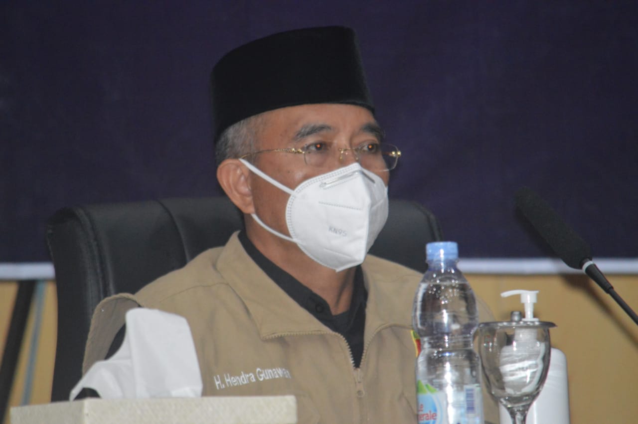 Bupati H2G Pimpin Rapat Staf Bersama OPD dan Camat