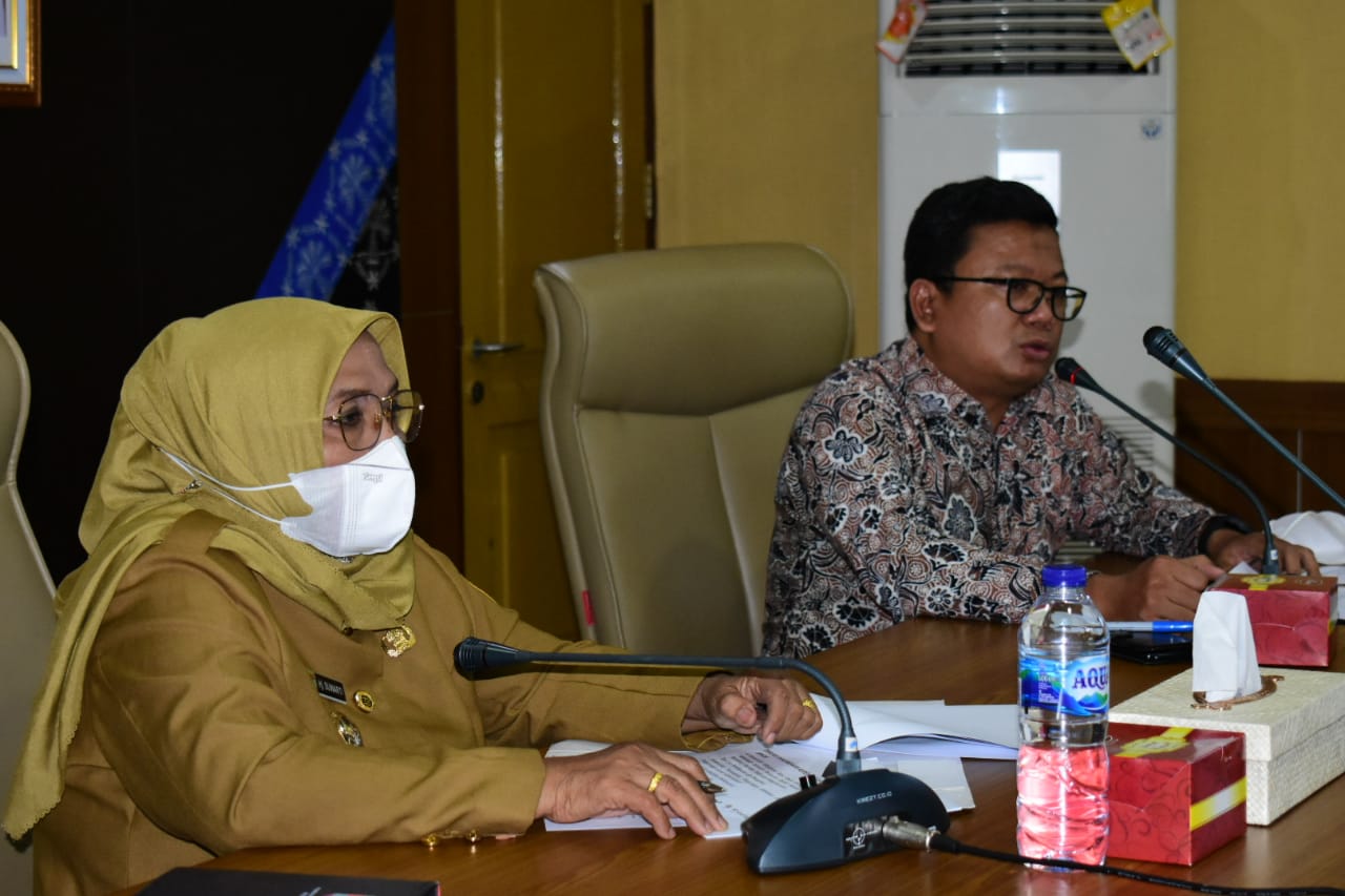 Exit Meeting Wabup Mura bersama Kepala sub auditorat sumsel dan Tim BPK-RI Sumsel