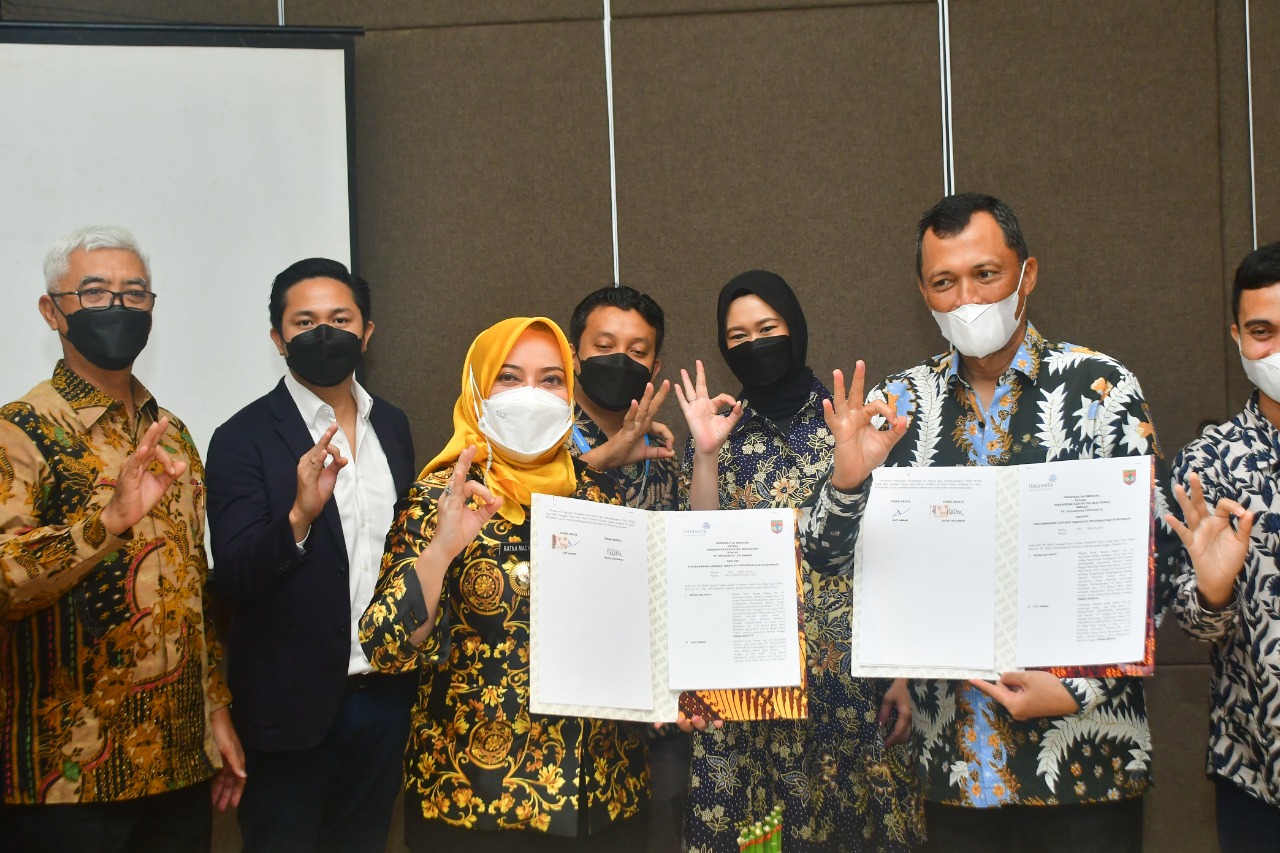 Penandatanganan MOU Kerjasama Infrastruktur Lintasarta BersamaÂ Pemkab. Musi Rawas