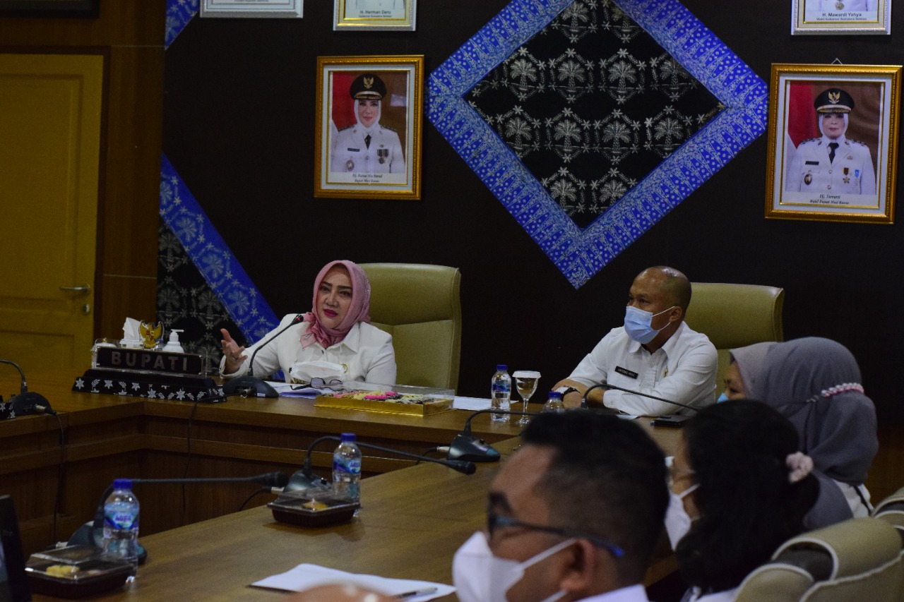 Bupati menerima Entry Meeting Audit Terinci BPK RI atas LKPD Kabupaten Musi Rawas Tahun 2021