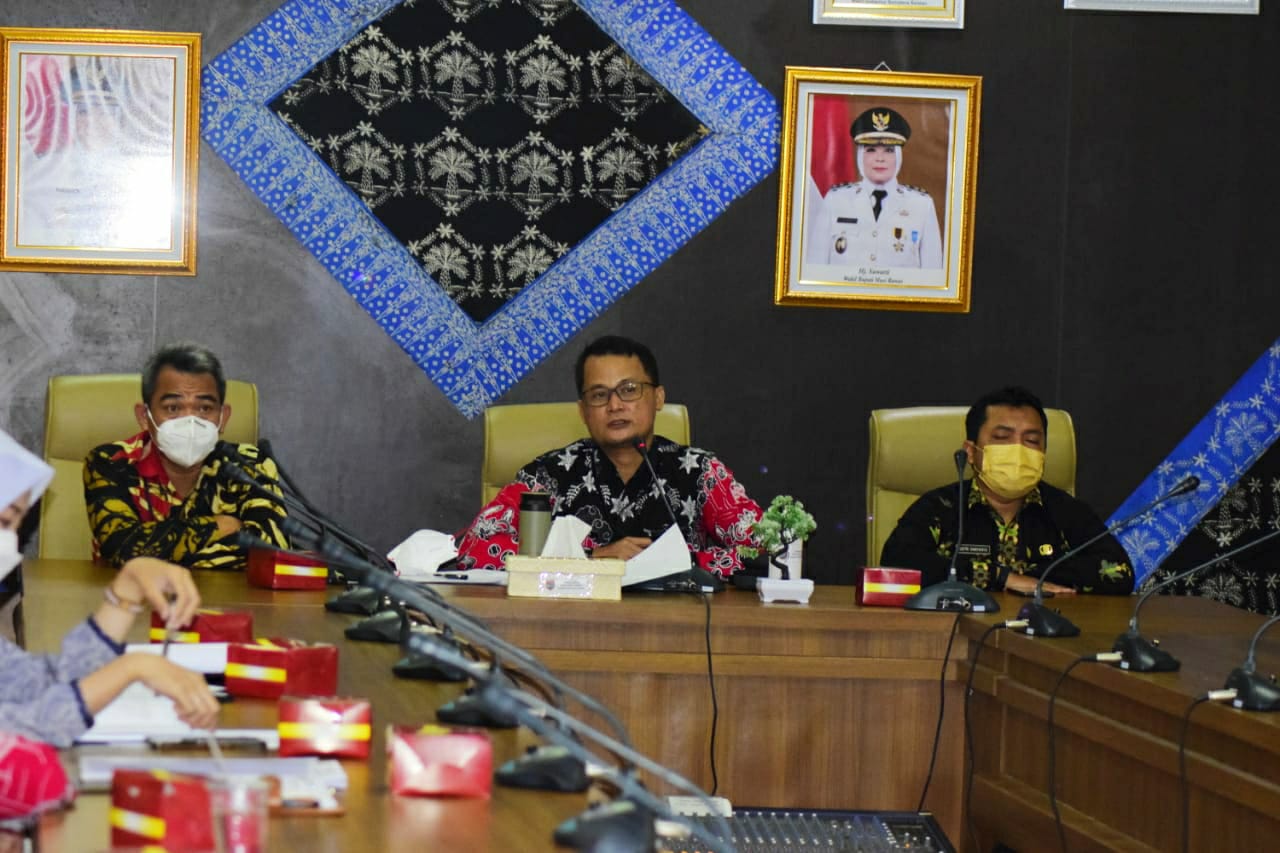 Kabag Organisasi Setda Mura, Pimpin Asistensi Penyusunan LKJIP Perangkat Daerah Tahun 2021.