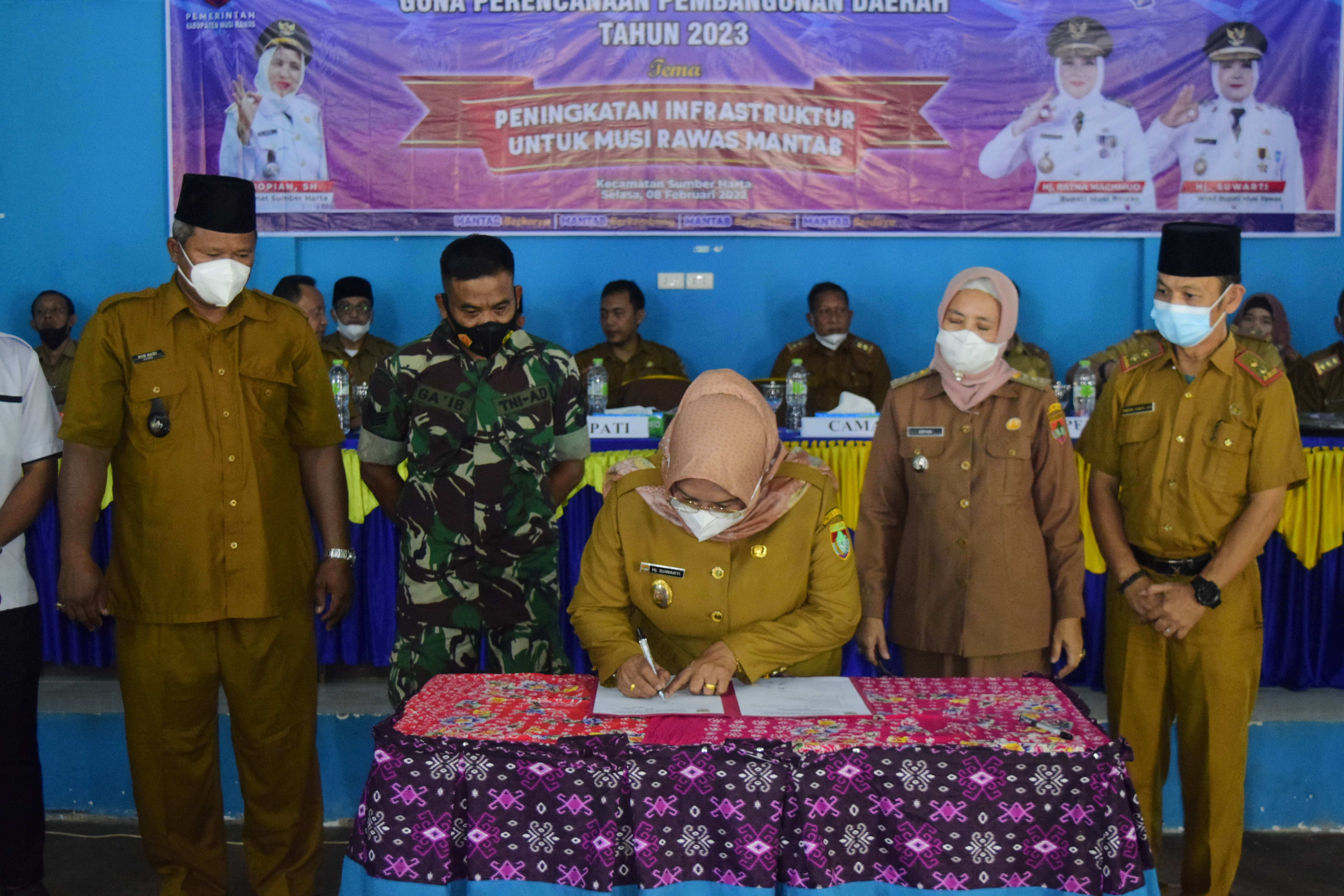 Wakil Bupati Musi Rawas Membuka Kegiatan Musrenbang di Kecamatan Sumber Harta
