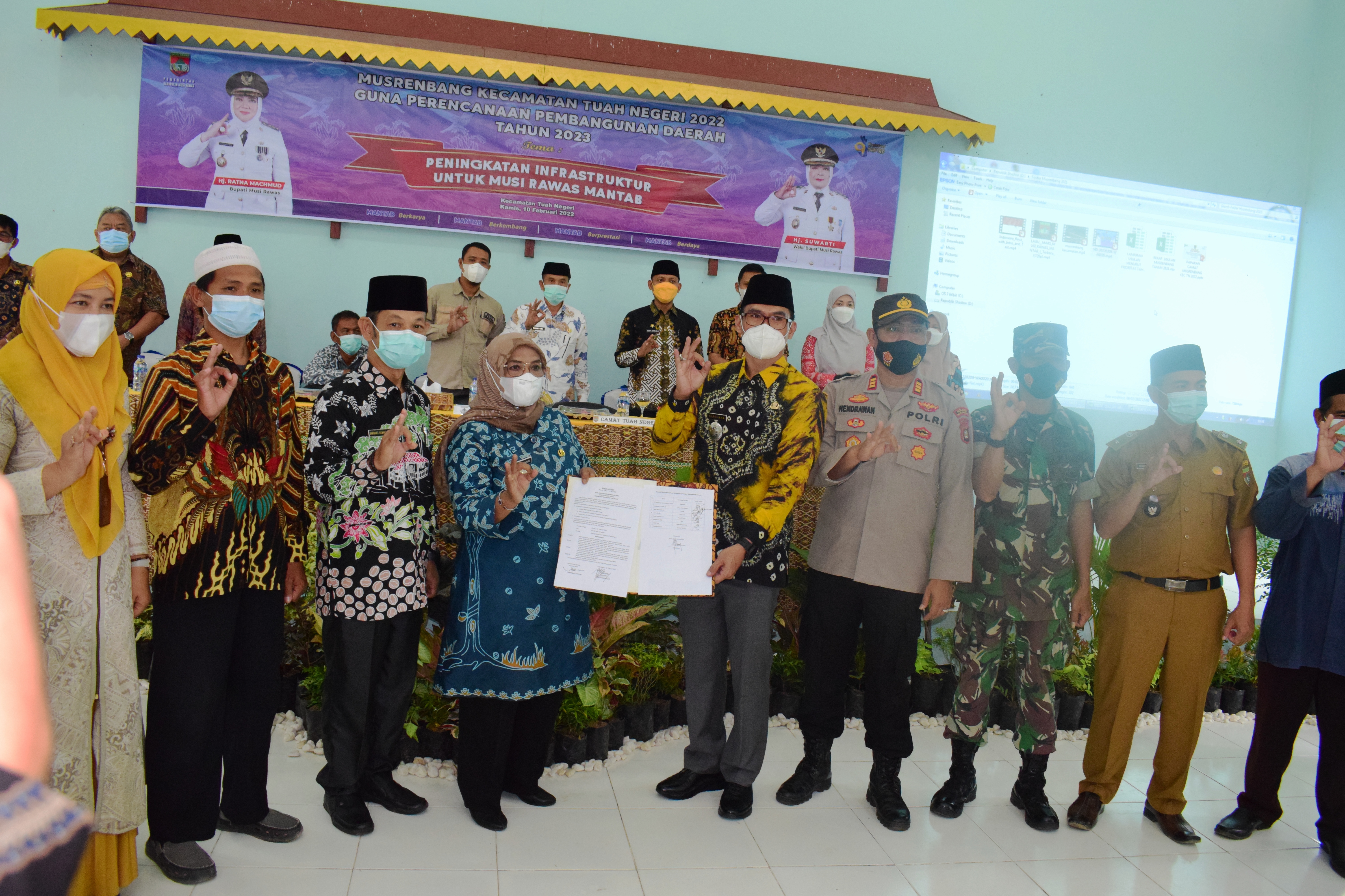 Wabup Mura Buka Musrenbang Kecamatan Tuah Negeri