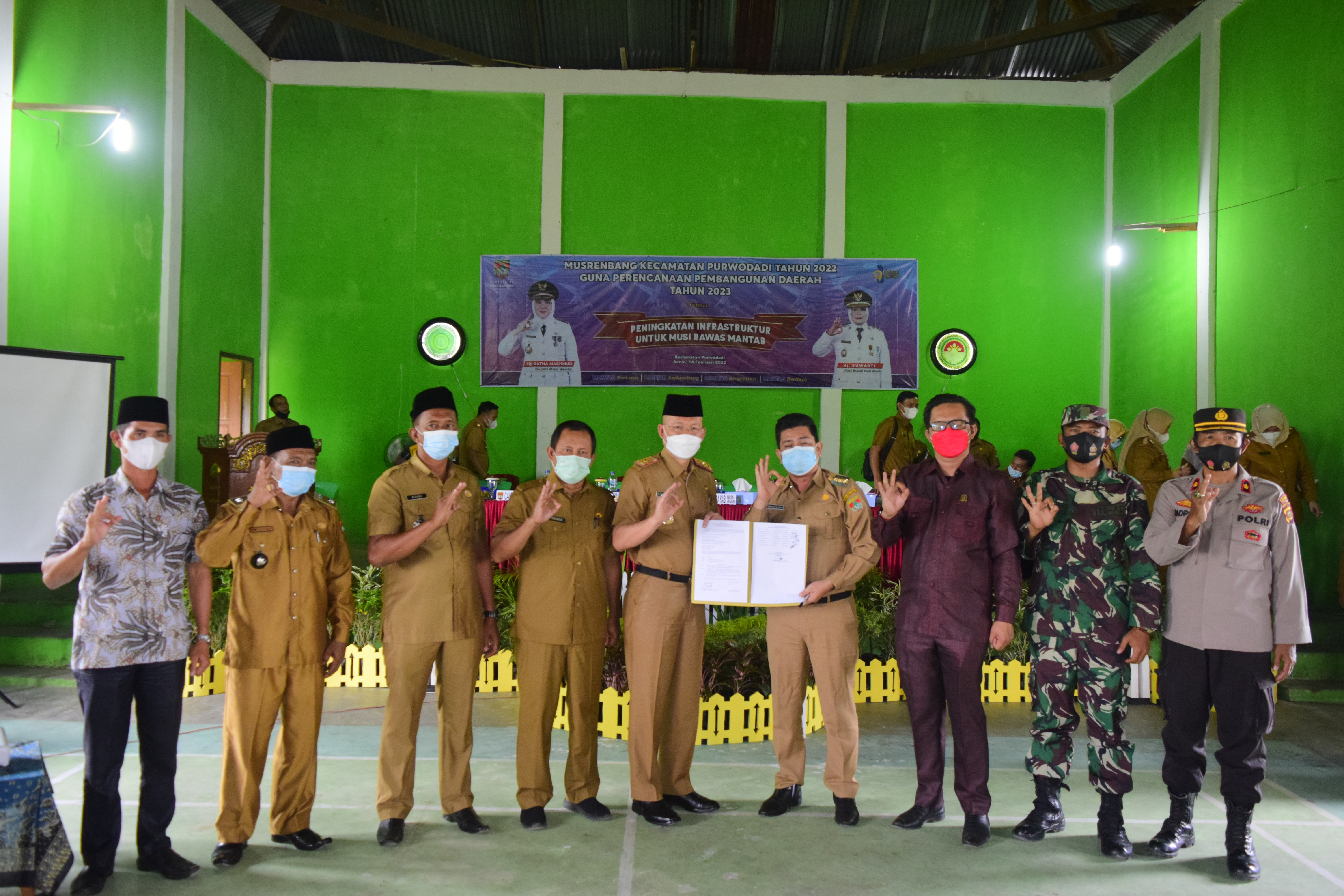 Bupati Mura diwakili oleh Asisten Ekonomi dan Pembangunan hadiri Musrenbang Tingkat Kecamatan Purwod